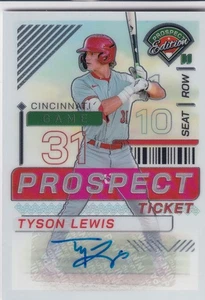 Tyson Lewis - ((AUTO)) - 2024 Panini Prospect Edition - Bild 1 von 2