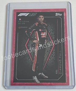 F1 Turbo Attax 2025 #321 ESTEBAN OCON DIAMOND PULL PINK PARALLEL Topps 🇮🇳 - Picture 1 of 4