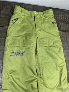 Burton All Access DryRide Size M 7/8 Green Snowboarding Pants Youth 140cm - Picture 1 of 7