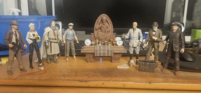 Indiana Jones Adventure Series Complete Wave 3 Grail Table Figure Set - Image 1 of 4
