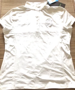 CAVALLO DAMARA Damen Turniershirt off white weiß 44 edel NEU %%% UVP65€ TOP - Picture 1 of 11