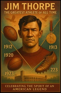 Jim Thorpe – Celebrating an American Legend Poster - Picture 1 of 12