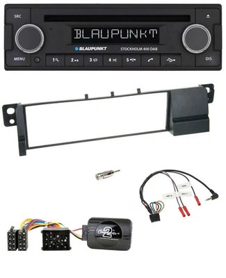 Blaupunkt Lenkrad Bluetooth DAB CD USB Autoradio für BMW 3er E46 (98-07) - Bild 1 von 4