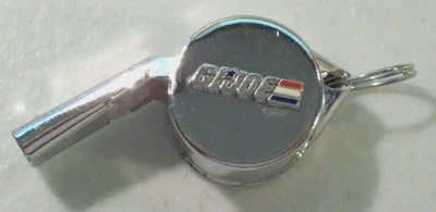 1982 GI Joe Silver Tone Metal Whistle - Image 1 of 4