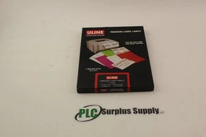 Uline Premium S10424 Premium Laser Labels 8.5 x 5.5 100 Sheets, 200 Labels New - Picture 1 of 5