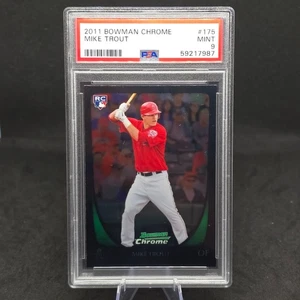 2011 Bowman Chrome MIKE TROUT #175 PSA 9 - Picture 1 of 2