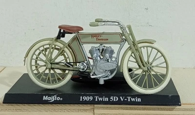 I125681 MAISTO 1/18 - Harley Davidson 1909 Twin 5D V-Twin - Immagine 1 di 4