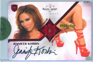 2010 BENCHWARMER ULTIMATE PLATE DUAL AUTO: JENNIFER KORBIN 1/1 AUTOGRAPH - Imagen 1 de 7