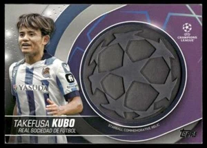 2023-24 Topps UEFA Club #SC-TK Takefusa Kubo #SC-TK Starball Reliquias - Imagen 1 de 2