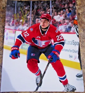 FOTO OPACA FIRMATA HAYDEN PAUPANEKIS 8X10 MONTREAL CANADIENS PARKANE CHIEFS (A) - Foto 1 di 2