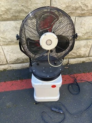 TPI PM-218 Self Contained Power Cooling Mister 18” Fan With Pump and Tank - Image 1 of 4