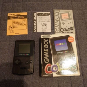 Nintendo GAMEBOY Color Clear Black Console Limited Edition Japan GBC Retro - Picture 1 of 15
