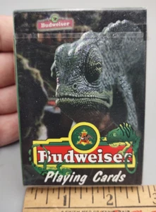 Budweiser Louie The Lizard Playing Cards 1998 Vintage Anheuser Busch USA Sealed - Picture 1 of 5