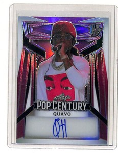 2023 Leaf Pop Century Quavo 4/10 Pink Auto Autograph Card The Migos 