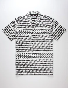 Camisa polo para hombre Ezequiel S/S ""Roadkill"" - blanca - grande - nueva con etiquetas - Imagen 1 de 1