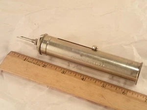 Atqe. 1914 KOZMOUSKY Patented Veterinary Animal Pill / Pellet Injector Syringe - Picture 1 of 6