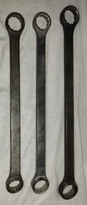3 Plomb Box End Wrenches 7/8"-3/4", 7/8"-13/16", 1"-15/16" Made In USA - Picture 1 of 9