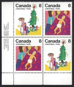 Canadá #676/677 LLpb "Navidad y Niño" Nuevo 1975 Goma Prístina - Imagen 1 de 2
