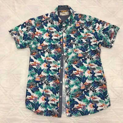 Camisa Hawaiana Free Planet Grande 100% Algodón Foto 1 de 4