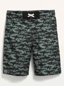 NWT Old Navy Boys Swim Trunks swimsuit Board Shorts sharks  u pick size - Picture 1 of 1