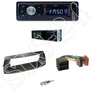 Caliber RMD021 Autoradio + Fiat Punto ab 09/1999 Blende black + ISO Adapter Set - Picture 1 of 1