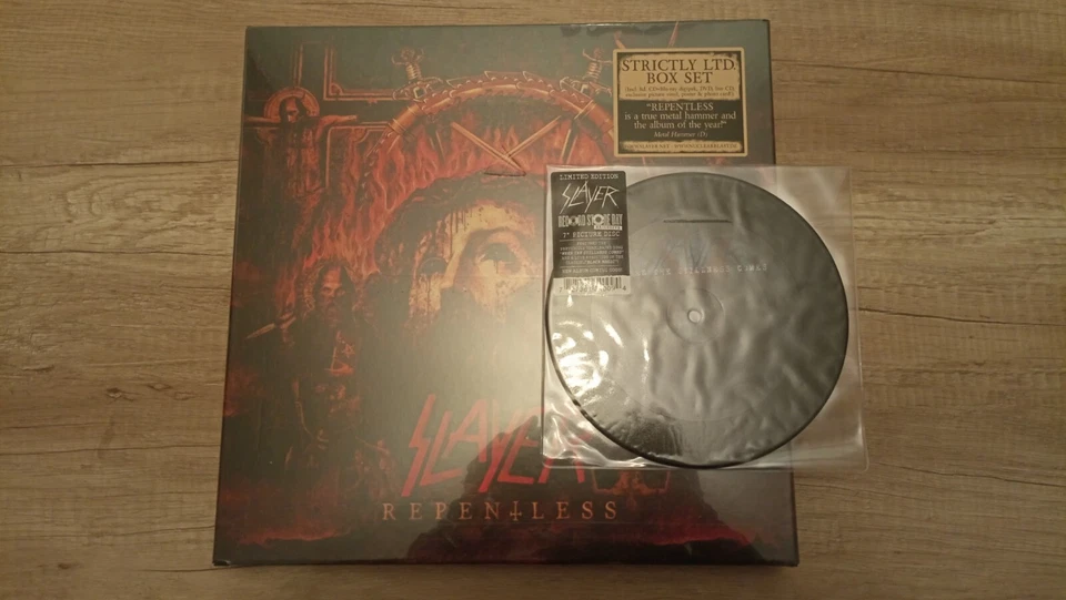 Slayer Repentless Box Set Picture Vinyl When The Stillness Comes Single - Bild 1 von 4