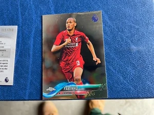 TOPPS CHROME 2019 LIVERPOOL FABINHO N 84 MINT - Foto 1 di 2