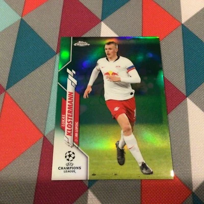 Lukas Klostermann Green Bubbles ref 2019-20 TOPPS CHROME UEFA CHAMPIONS LEAGUE - Image 1 of 2