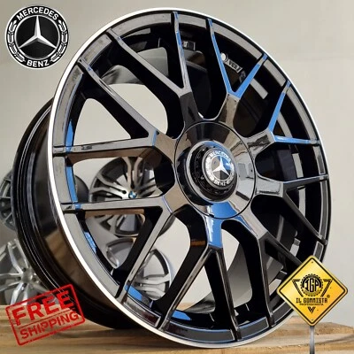AMGs KIT 4 Cerchi In Lega 18 Compatibili con Mercedes Classe A w176 177 + B w247 - Imagen 1 de 4