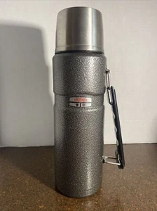 THERMOS Brand Hammertone Vacuum Insulated Wide Mouth 40 Oz Used - Picture 1 of 6