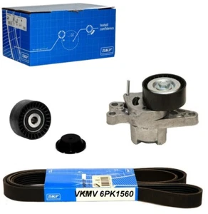 Juego de correas trapezoidales para PEUGEOT 206 PARTNER 1.1 1.4 1.6 16V CON AIRE ACONDICIONADO - Imagen 1 de 3