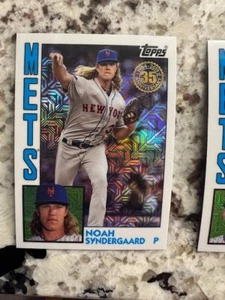 2019 TOPPS 1984 35TH SILVER MOJO CARD NEW YORK METS NOAH SYNDERGAARD #T84-12 - Picture 1 of 1