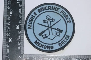 INSIGNIA DE TELA PARCHE DELTA DEL MEKONG RIVERINE FORCE MÓVIL EE. UU. - Imagen 1 de 2