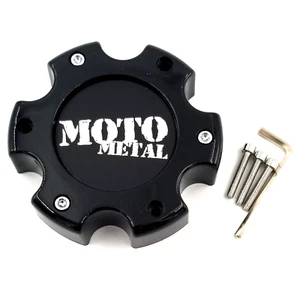 Moto Metal 909 957 959 Gloss Black 6 Lug 6x5.5 Wheel Center Cap P/N: MO909B6139B - Picture 1 of 5