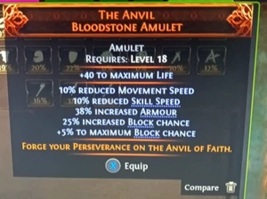💣 Path of Exile 2 Dawn of the Hunt 💣THE ANVIL💣 Unique Amulet💣 - Picture 1 of 1