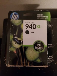 Genuine HP 940XL Black Ink Cartridge High Yield NEW SEALED Box 5/2014 - Picture 1 of 2