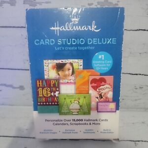 HALLMARK Card Studio Deluxe Software Cards, Calendars, Scrapbook & More OPEN BOX