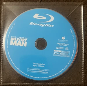 NEW DELIVERY MAN (2013) - Blu-ray disc only in clear plastic envelope / no case - Picture 1 of 3