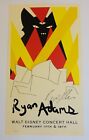 Ryan Adams poster Dinsey Concert Hall Autographed 2/17/12 Matt Wood