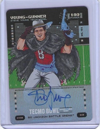 2026 Bo Jackson Battle Arena Tecmo Ice Ink Young-Gunner /50 #SYA6 180
