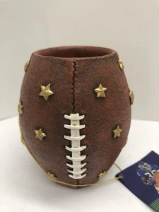 Football Shaped Pencil Holder Great Gift For Coach Gym Teacher Football Fan - Picture 1 of 4