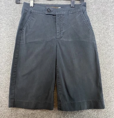 NYDJ Chino Shorts Women’s Size 2P Black Pockets Flat Front SEE PICS - Image 1 of 4