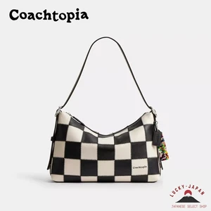 COACH Coachtopia Alter/Ego Shoulder Bag in Checkerboard Upcrafted Leather CBE00 - Picture 1 of 8