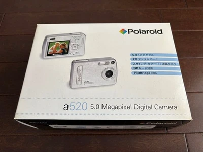 Polaroid A520 Digital Camera Compact CCD Used with Box No Customs Fees US - Image 1 of 4