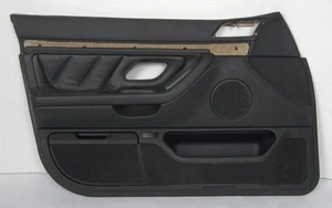 Genuine BMW E38 Door panel. Montana. With carpeting, padding, grab handle. Black - Picture 1 of 9