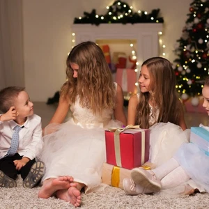  Bomboniera per feste accessori natalizi contenitore portaoggetti regali scatole - Foto 1 di 12