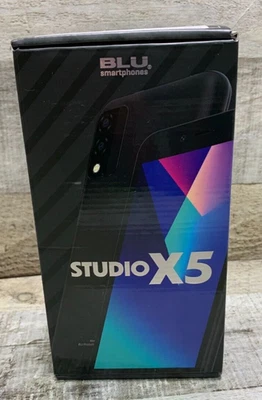BLU Studio X5 LTE Unlocked 4G - 32GB GSM Smartphone - Black Dual 5MP Camera - Image 1 of 4