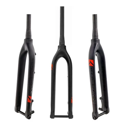 Carbon 27.5 in 29 in Bike Rigid Fork Mountain Bicycle Front Fork 28.6mm Diameter - Image 1 of 4