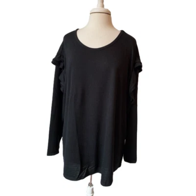 DG2 NUEVO CON ETIQUETAS Túnica Suave Manga Larga con Volantes Para Mujer 3X Caprichoso Hada Boho  Foto 1 de 4