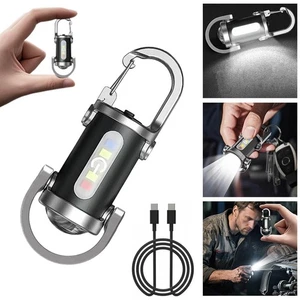 Taschenlampe Superhelle Mini Schlüsselanhänger Type-c  Rechargeable  IP66 Neu - Bild 1 von 15